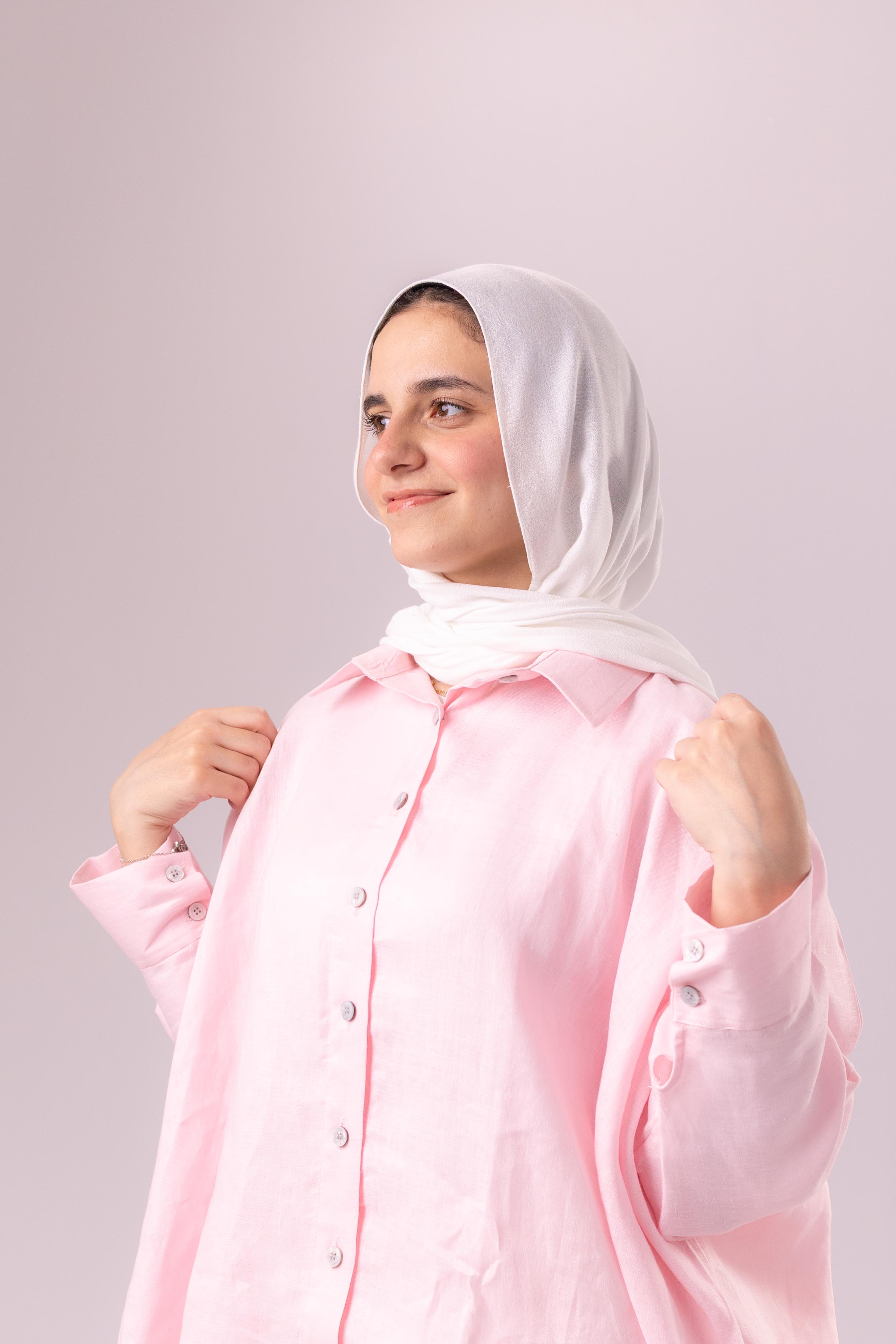 بلوزة كتان بيور